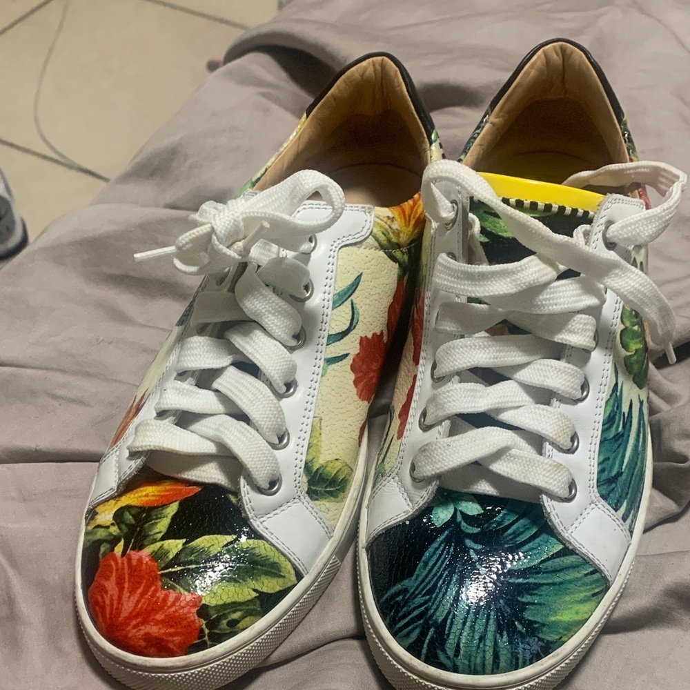 Louis Vuitton Multicolor Floral Women's Sneakers